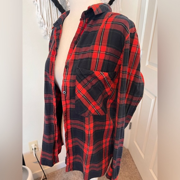 ZARA Trafaluc Flannel Button Up, Size S - Picture 2 of 4